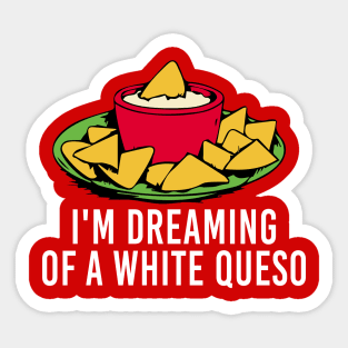 Christmas Queso Sticker